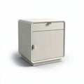 White bedside table with one drawer and one door dimensions 40 x 40 x 45cm
